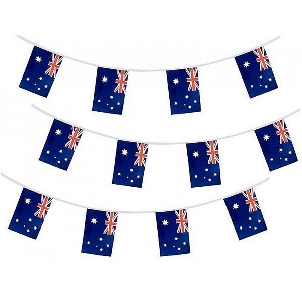 10 Australian Bunting Flags 3.6M Australia Day - NextParty