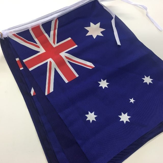 10 Australian Bunting Flags 3.6M Australia Day - NextParty