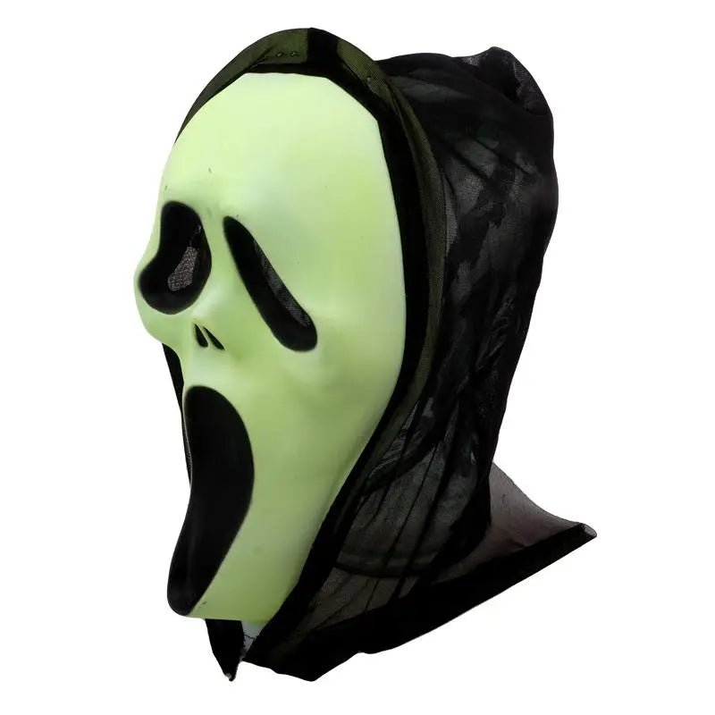 2 Hooded Masks Glow In The Dark Halloween Accessories - NextParty