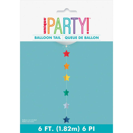 3D Paper Star Balloon Tail 1.82m (6') - NextParty