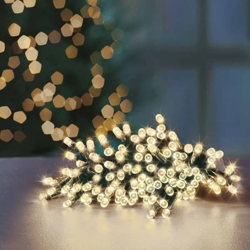 50 Warm White LED Fairy Lights 3.7M Lit Length (Battery Powered) - NextParty