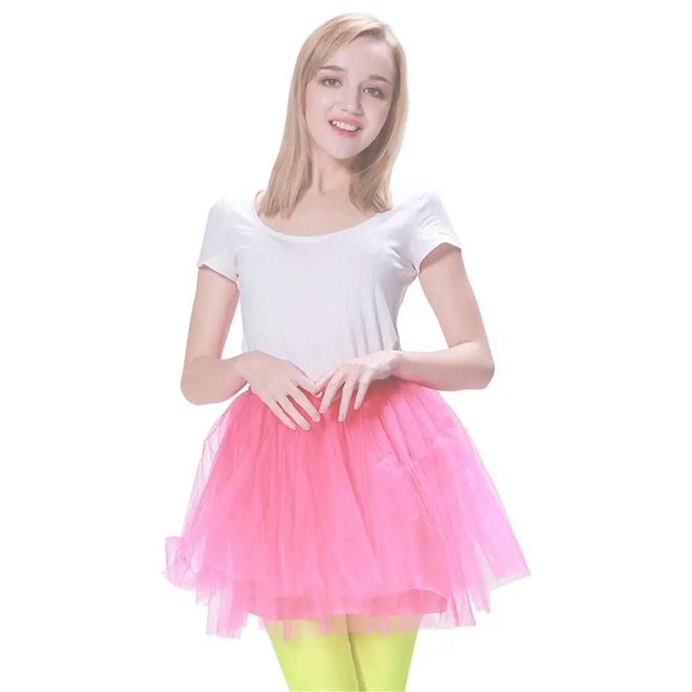 Adult Tutu Light Pink 1980'S Medium Size Party Accessories - NextParty