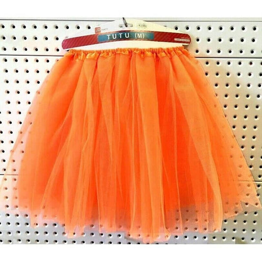 Adult Tutu Orange 1980'S Medium Size Party Accessories - NextParty