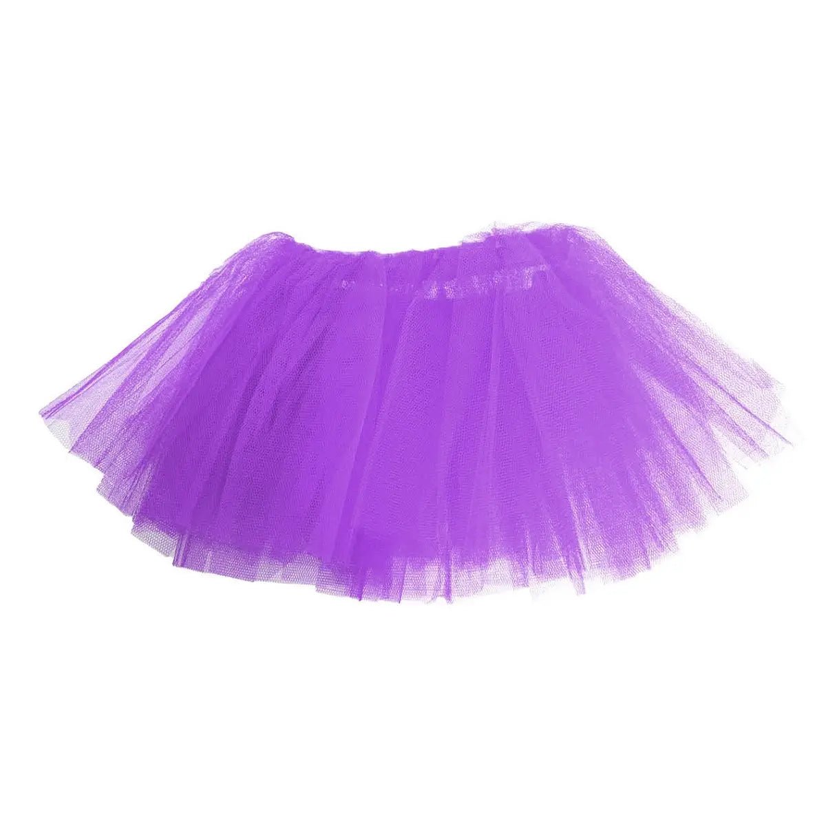 Adult Tutu Purple 1980's Medium Size Stiff Tulle (No Lining)* - NextParty