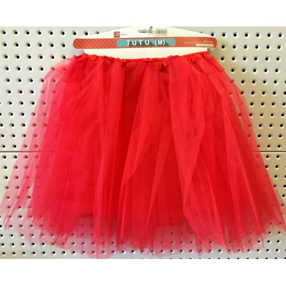 Adult Tutu Red 1980'S Medium Size Party Accessories - NextParty