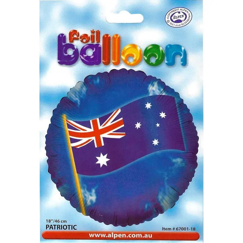 Australian Flag Foil Balloon 45cm (18") Round - NextParty