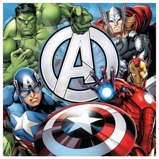 Avengers Lunch Napkins 20pk Serviettes - NextParty