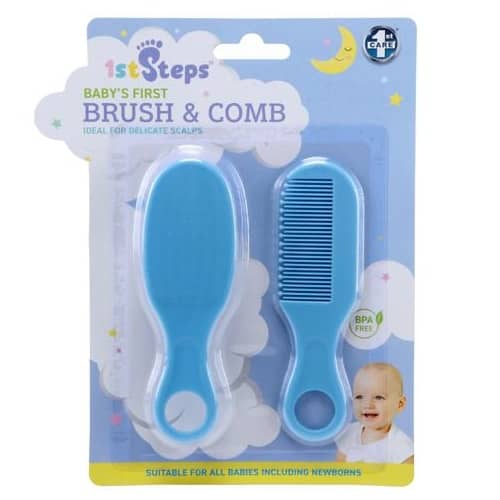 Baby Brush & Comb Set 2pk Blue - NextParty