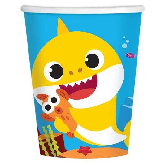 Baby Shark Paper Cups 8pk - NextParty