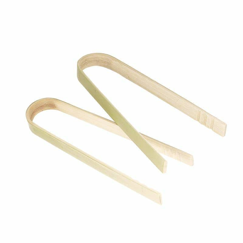 Bamboo Tongs 10cm 8pk Eco - Friendly - NextParty