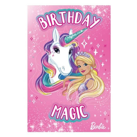 Barbie Birthday Card 11.5cm x 18cm With Pink Envelope - NextParty