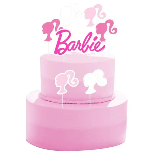 Barbie Cake Topper Decorating Kit 6pk - NextParty