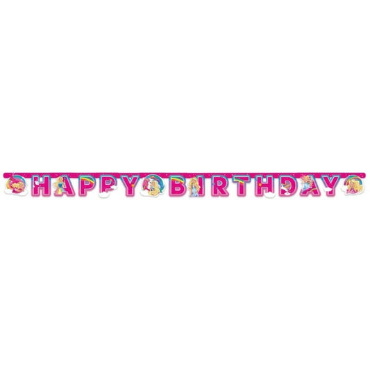 Barbie Illustrated Letter Banner 1.6m - NextParty