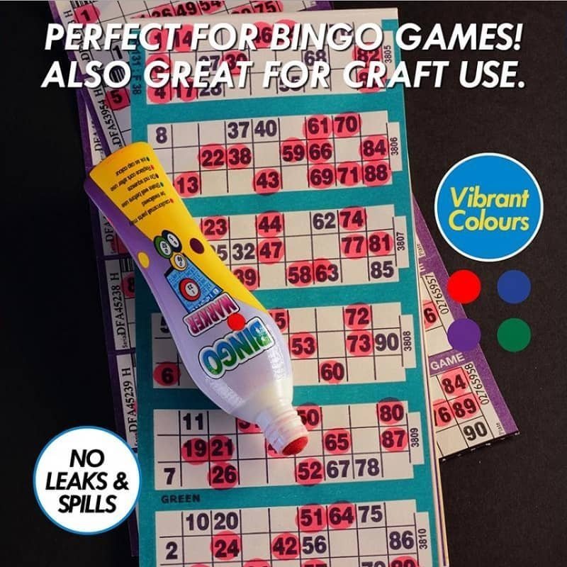 Bingo Markers 2pk Red And Blue Ink - NextParty