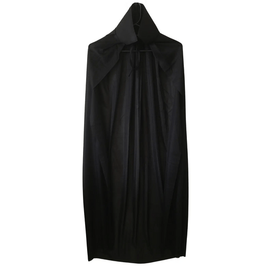 Black Cape 120cm Single Layer Halloween Costume - NextParty