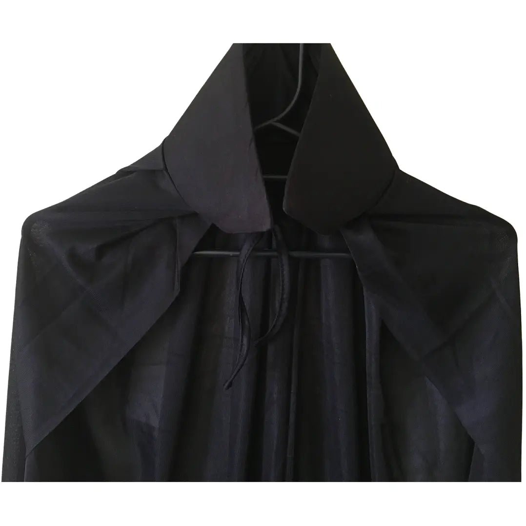 Black Cape 140cm Single Layer Halloween Costume - NextParty