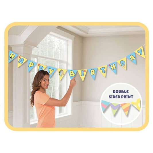 Bluey Bunting Paper Banner 4.57M - NextParty