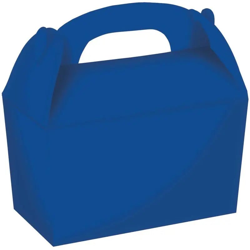 Bright Royal Blue Gable Boxes 4pk 15cm x 17.5cm x 10cm - NextParty