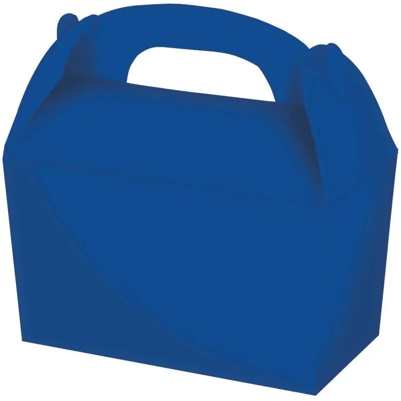 Bright Royal Blue Gable Boxes 4pk 15cm x 17.5cm x 10cm - NextParty