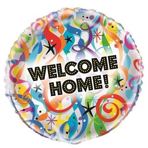 Bright Welcome Home Foil Balloon 45CM (18") - NextParty