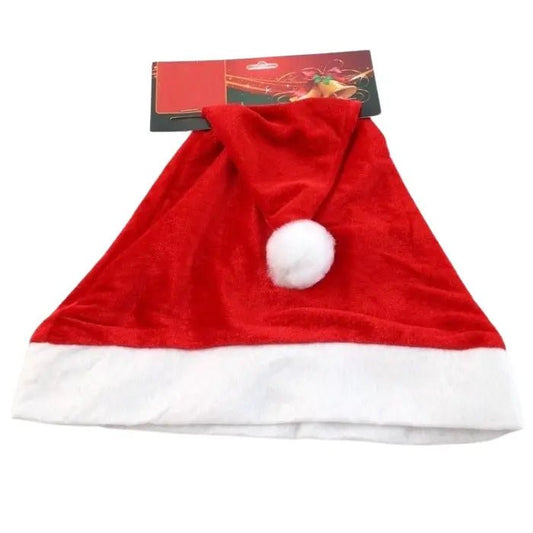 Christmas Plush Santa Hat - Red - NextParty