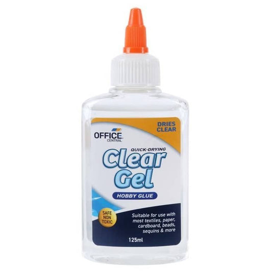 Clear Gel Glue 125ml Craft Hobby Scrapbooking - NextParty