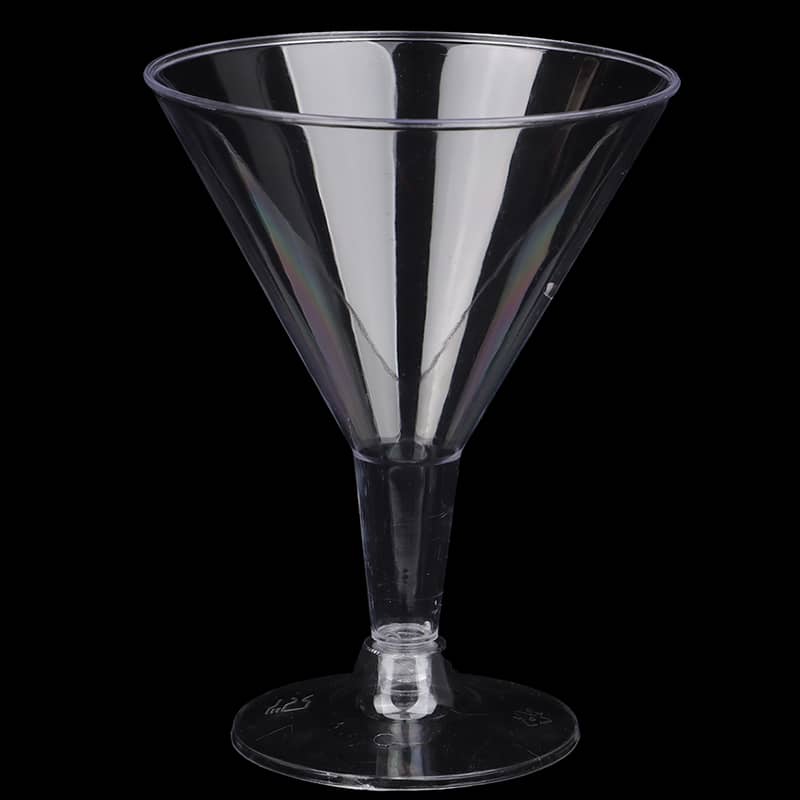 Clear Plastic Cocktail Glasses 200ml 4pk Drinkware - NextParty