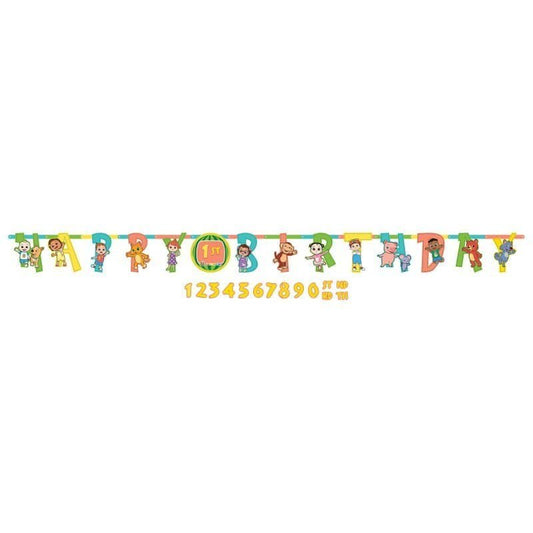 CoComelon Jumbo Add - An - Age Letter Banner 3.2M - NextParty