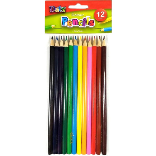 Colour Pencils 18cm 12pk Multi - Coloured - NextParty