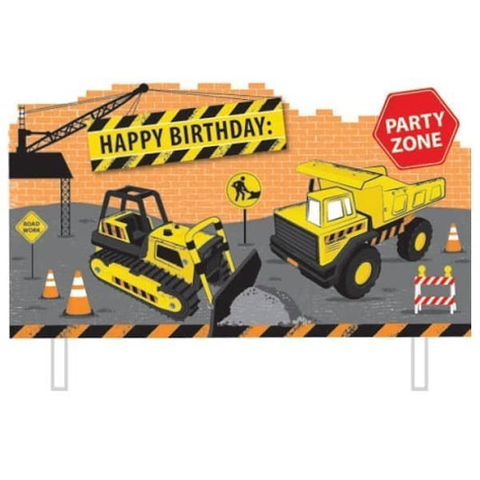 Construction Cake Topper Bulldozer Truck - NextParty