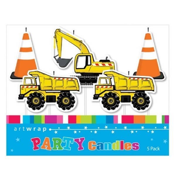 Construction Candles 5PCS - NextParty