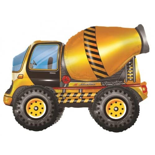 Construction Cement Mixer Truck Large Foil Balloon 64CM (25") - NextParty