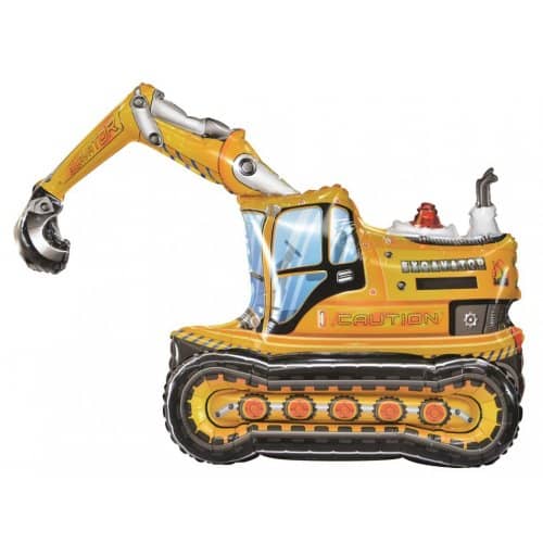 Construction Excavator Large Foil Balloon 89CM (35") - NextParty