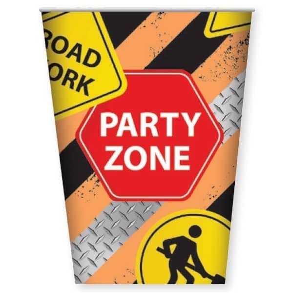 Construction Paper Cups 8pk - NextParty