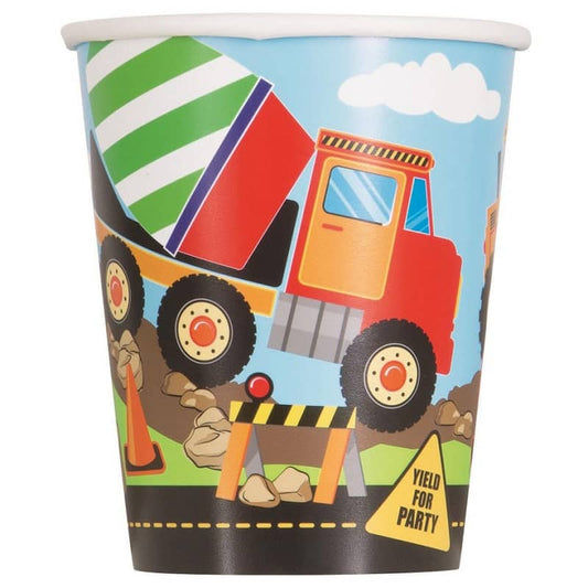 Construction Paper Cups 8pk Tableware - NextParty