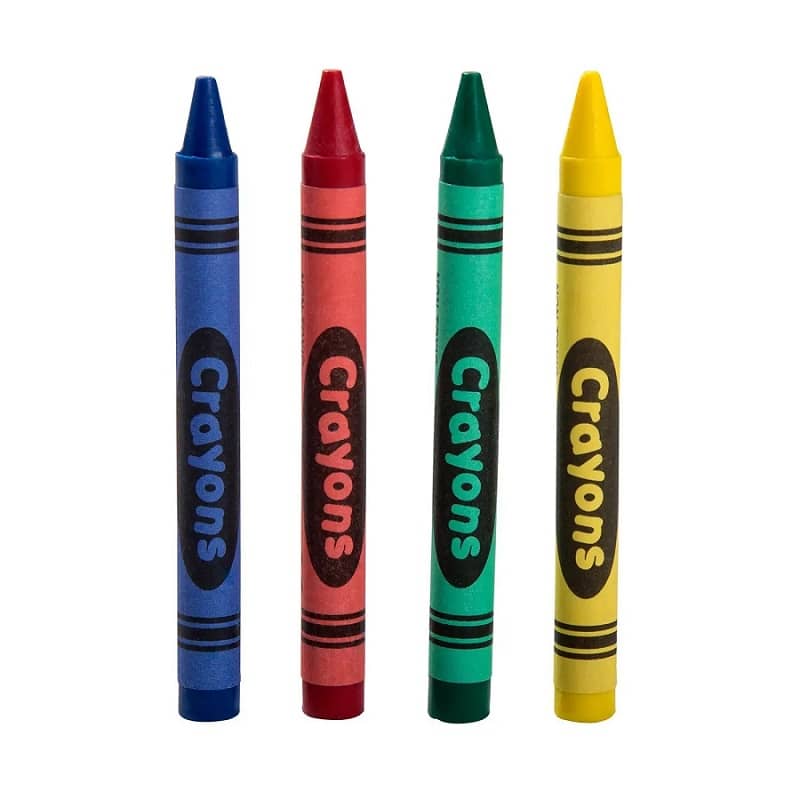 Crayons 9cm 24pk Assorted Colours - NextParty