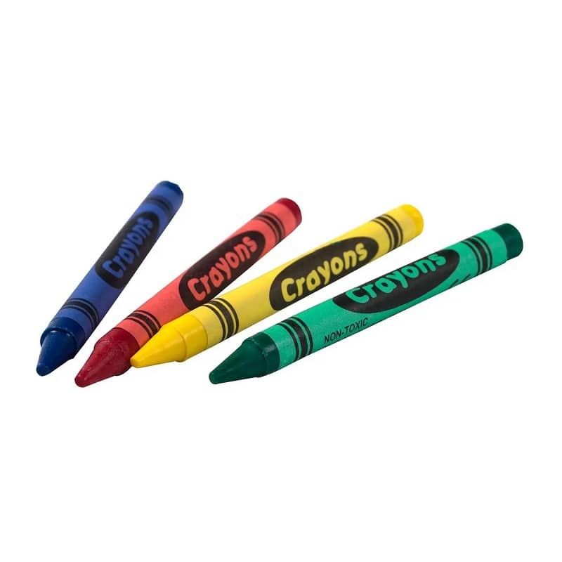 Crayons 9cm 24pk Assorted Colours - NextParty