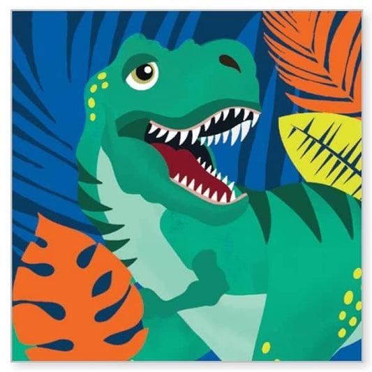 Dino Dinosaurs Lunch Napkins 20pk Serviettes - NextParty