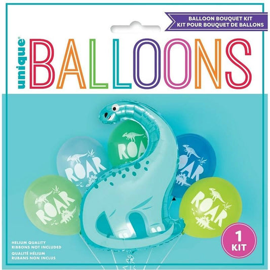 Dinosaurs Balloon Bouquet 6pk - NextParty