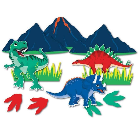 Dinosaurs Wall Decorations 12PCS - NextParty