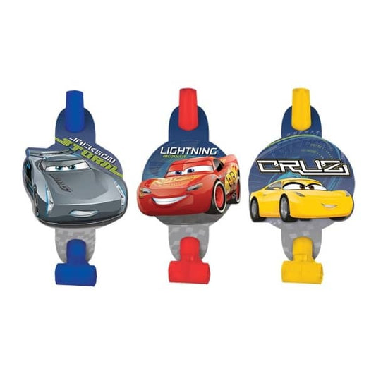 Disney Cars 3 Party Blowouts 8pk Party Favours - NextParty