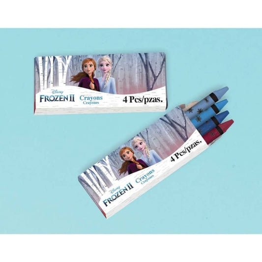 Disney Frozen 2 Crayons 4PCS Assorted Colours - NextParty