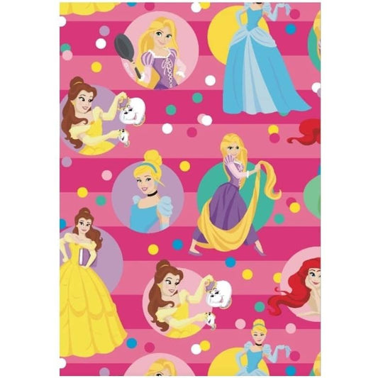 Disney Princess Gift Wrap 1 Sheet Folded - NextParty