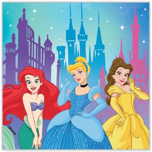 Disney Princess Lunch Napkins 20pk Serviettes - NextParty