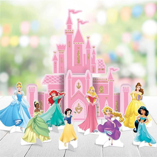 Disney Princess Once Upon A Time Table Decorating Kit 9pk - NextParty