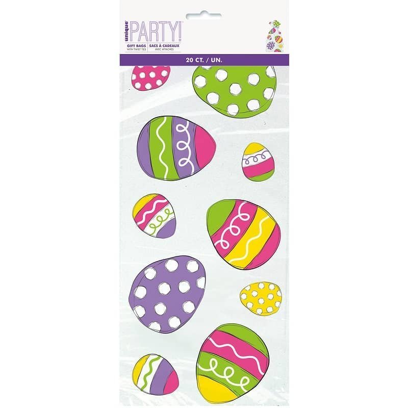 Easter Cello Bags 20pk Lolly Treat Favour - NextParty