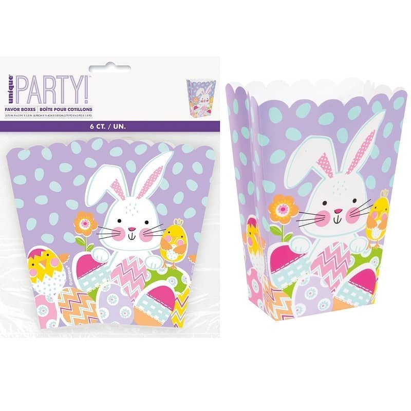 Easter Favour Boxes 6pk Treat Boxes - NextParty