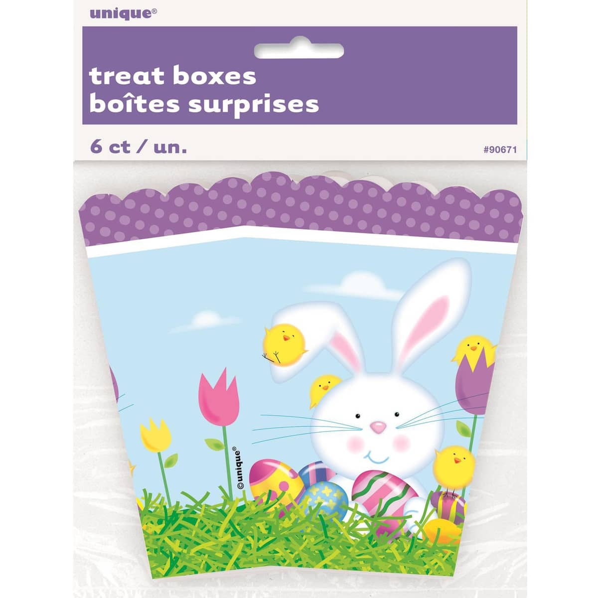 Easter Favour Boxes 6pk Treat Boxes - NextParty