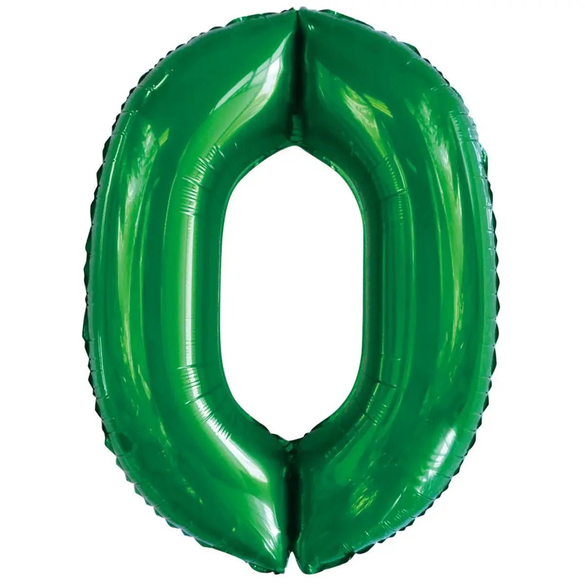 Emerald Green "0" Giant Numeral Foil Balloon 86CM (34") - NextParty