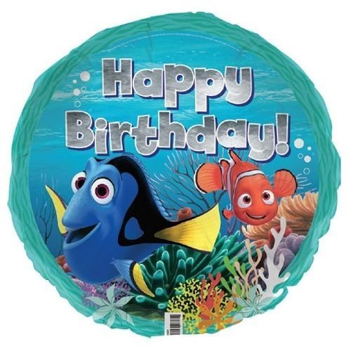 Finding Nemo Dory Happy Birthday Foil Balloon 45CM (18") - NextParty